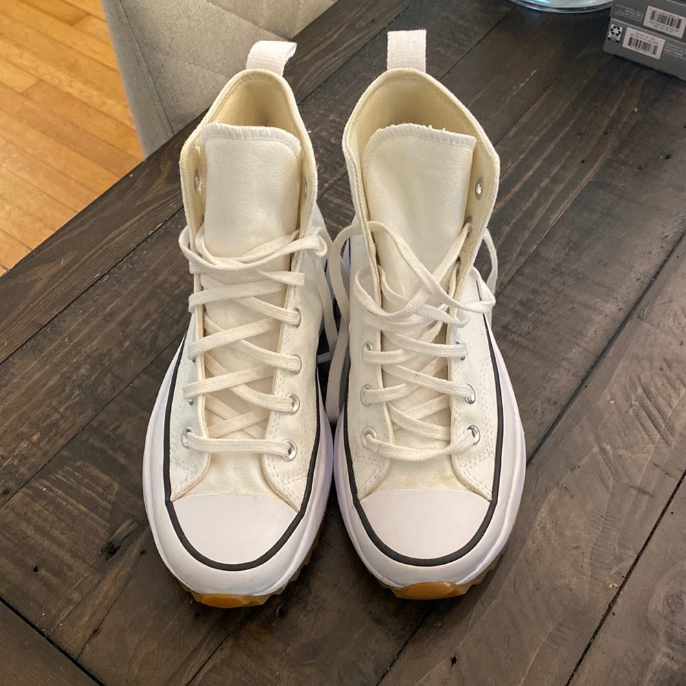 Converse Run Star Hike Hightop Sneakers, worn once